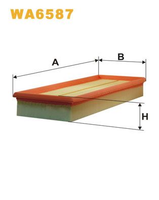 WA6587 WIX FILTERS Воздушный фильтр