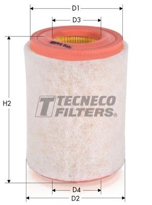 AR15010S TECNECO FILTERS Воздушный фильтр