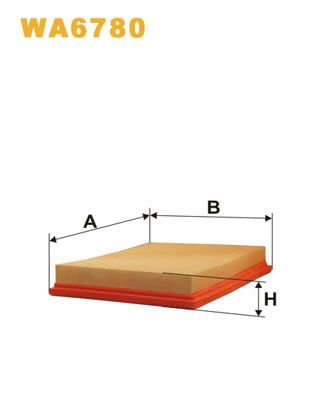 WA6780 WIX FILTERS Воздушный фильтр