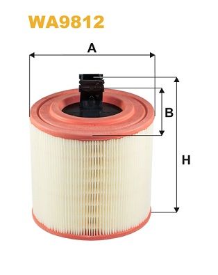 WA9812 WIX FILTERS Воздушный фильтр