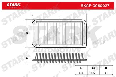 SKAF0060027 Stark Воздушный фильтр