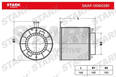 SKAF0060281 Stark Воздушный фильтр