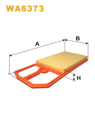WA6373 WIX FILTERS Воздушный фильтр