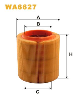 WA6627 WIX FILTERS Воздушный фильтр