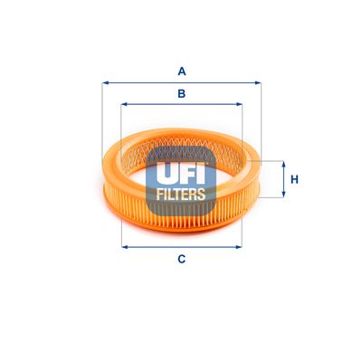 2772800 UFI Воздушный фильтр