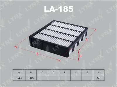 LA185 LYNXauto Воздушный фильтр