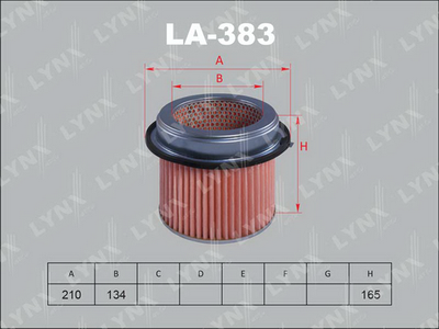 LA383 LYNXauto Воздушный фильтр