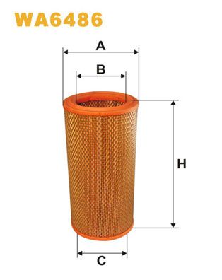 WA6486 WIX FILTERS Воздушный фильтр