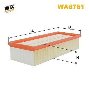 WA6781 WIX FILTERS Воздушный фильтр