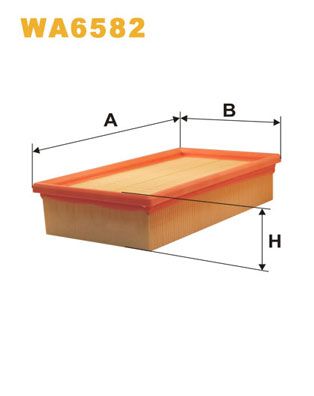 WA6582 WIX FILTERS Воздушный фильтр