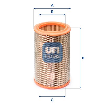 2758800 UFI Воздушный фильтр