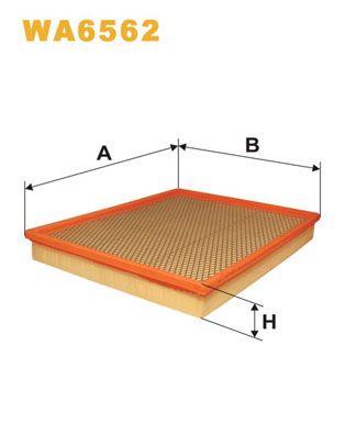 WA6562 WIX FILTERS Воздушный фильтр