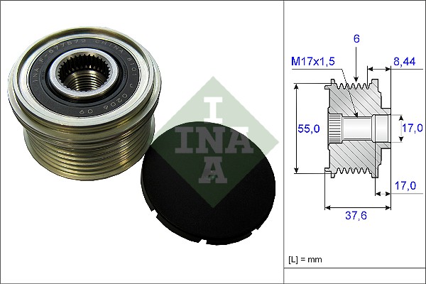 INA 535 0246 10 Механизм свободного хода генератора