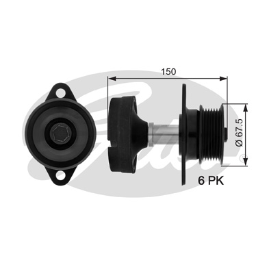 GATES OAP7045 Механизм свободного хода генератора DriveAlign®