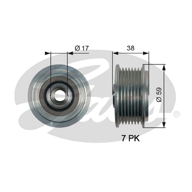 GATES OAP7169 Механизм свободного хода генератора DriveAlign®