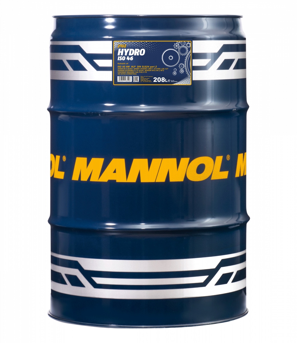 Масло гидравлическое Mannol Hydro ISO 46 HL 208 л