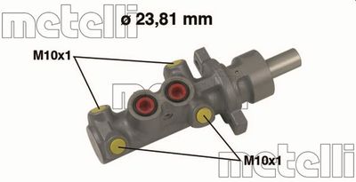 050504 METELLI Главный тормозной цилиндр