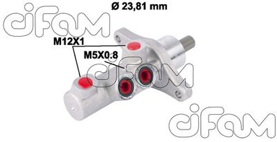 202772 CIFAM Главный тормозной цилиндр