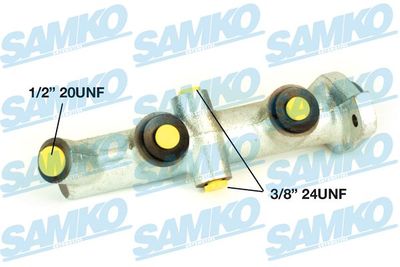 P12570 SAMKO Главный тормозной цилиндр
