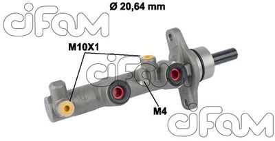 202589 CIFAM Главный тормозной цилиндр