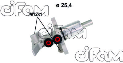 2021195 CIFAM Главный тормозной цилиндр