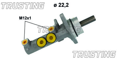 PF1258 TRUSTING Главный тормозной цилиндр