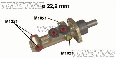 PF401 TRUSTING Главный тормозной цилиндр