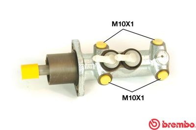 M23061 BREMBO Главный тормозной цилиндр