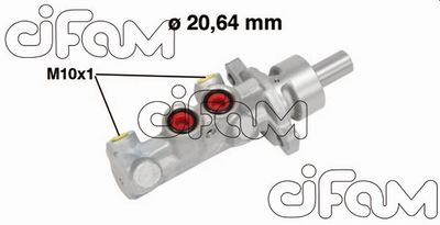 202709 CIFAM Главный тормозной цилиндр