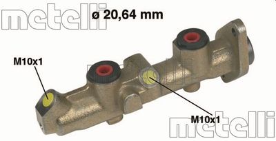 050251 METELLI Главный тормозной цилиндр