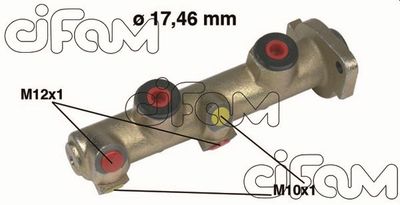 202141 CIFAM Главный тормозной цилиндр