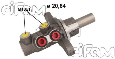 2021127 CIFAM Главный тормозной цилиндр
