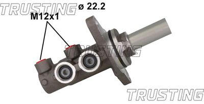 PF1164 TRUSTING Главный тормозной цилиндр