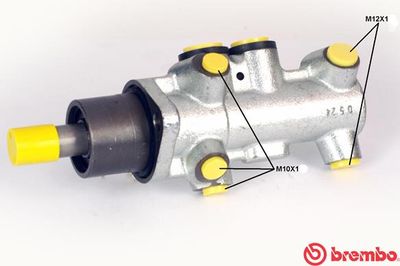 M68010 BREMBO Главный тормозной цилиндр