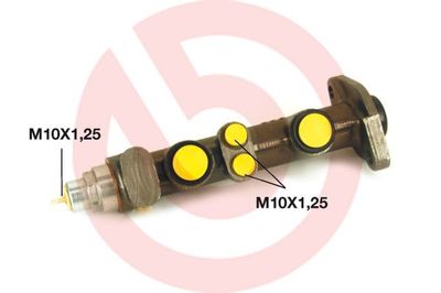 M23097 BREMBO Главный тормозной цилиндр