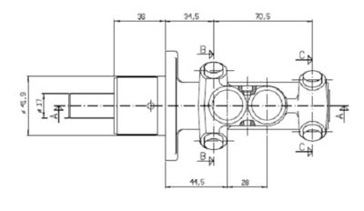 VMC194 MOTAQUIP Главный тормозной цилиндр