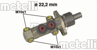 050206 METELLI Главный тормозной цилиндр