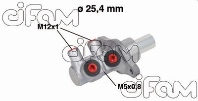 202571 CIFAM Главный тормозной цилиндр