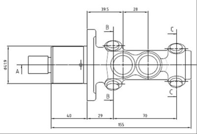 VMC109 MOTAQUIP Главный тормозной цилиндр