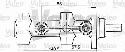 402061 VALEO Главный тормозной цилиндр