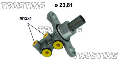 PF1228 TRUSTING Главный тормозной цилиндр