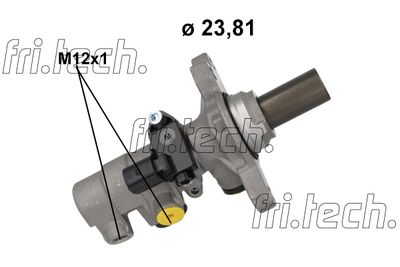 PF1216 fri.tech. Главный тормозной цилиндр