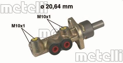 050221 METELLI Главный тормозной цилиндр