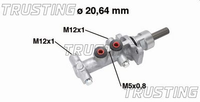 PF623 TRUSTING Главный тормозной цилиндр