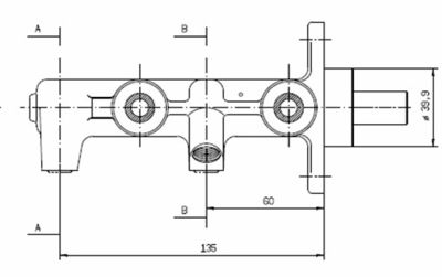 VMC178 MOTAQUIP Главный тормозной цилиндр