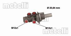 050887 METELLI Главный тормозной цилиндр