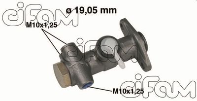202010 CIFAM Главный тормозной цилиндр