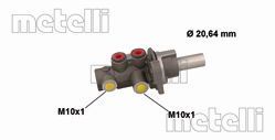 050886 METELLI Главный тормозной цилиндр