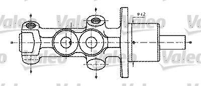 402232 VALEO Главный тормозной цилиндр