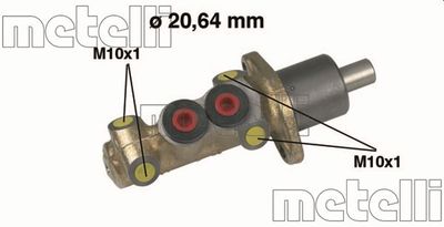 050059 METELLI Главный тормозной цилиндр